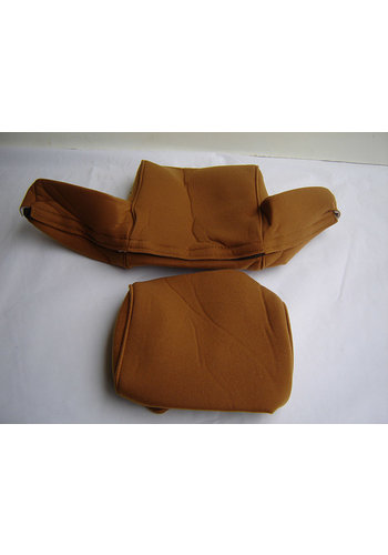  ID/DS Head rest cover with gold cloth trimming wide model 2 pieces Citroën ID/DS 