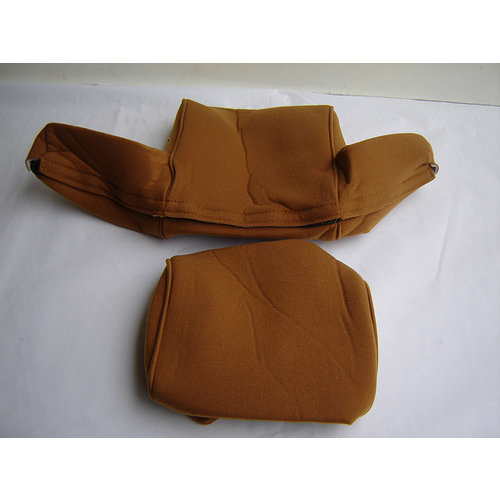 ID/DS Head rest cover with gold cloth trimming wide model 2 pieces Citroën ID/DS 