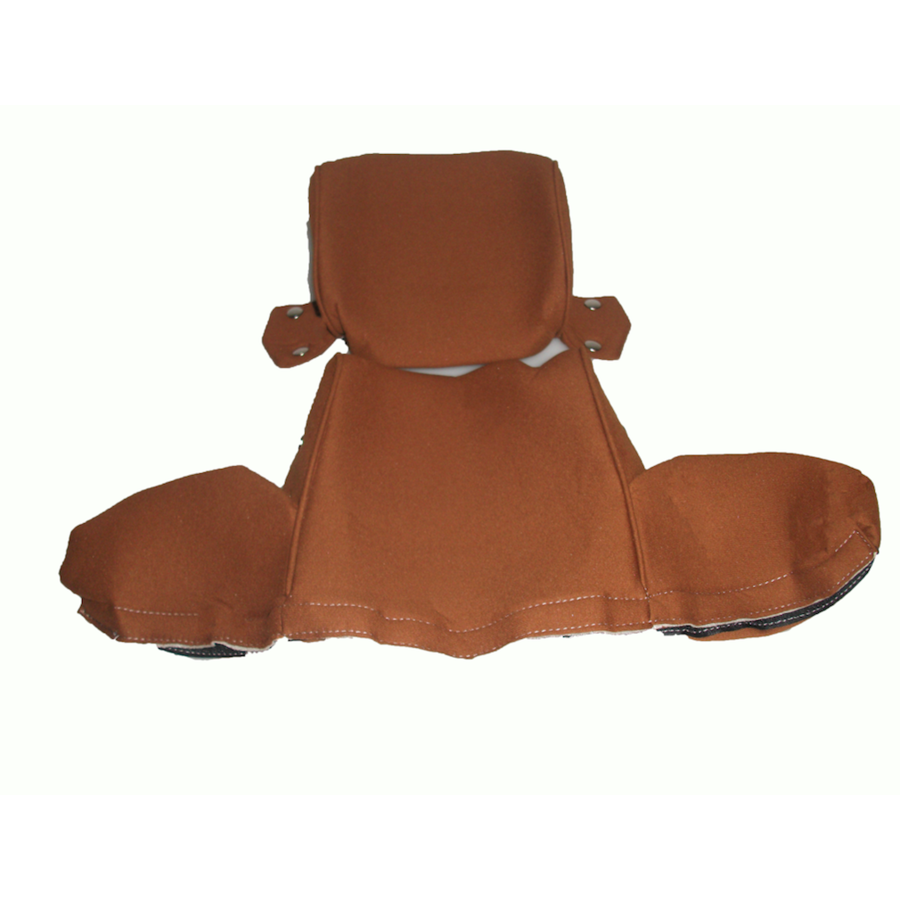 Head rest cover with gold cloth trimming wide model 2 pieces Citroën ID/DS-4