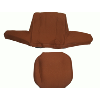 thumb-Head rest cover with caramel trimming wide model 2 pieces Citroën ID/DS-3