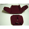 Citroën ID/DS Head rest cover with red cloth trimming wide model 2 pieces Citroën ID/DS