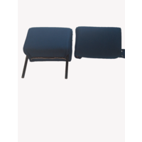 thumb-Kopfstütze (2 teilig) Stoff blau schmales Modell Citroën ID/DS-1