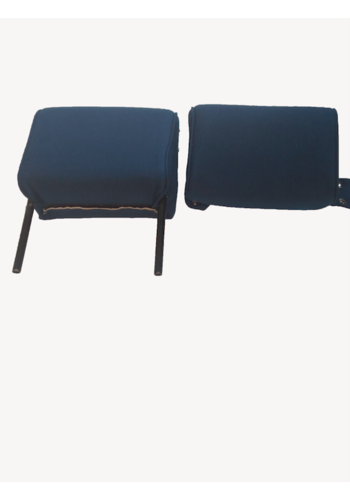  Citroën ID/DS Kopfstütze (2 teilig) Stoff blau schmales Modell Citroën ID/DS 