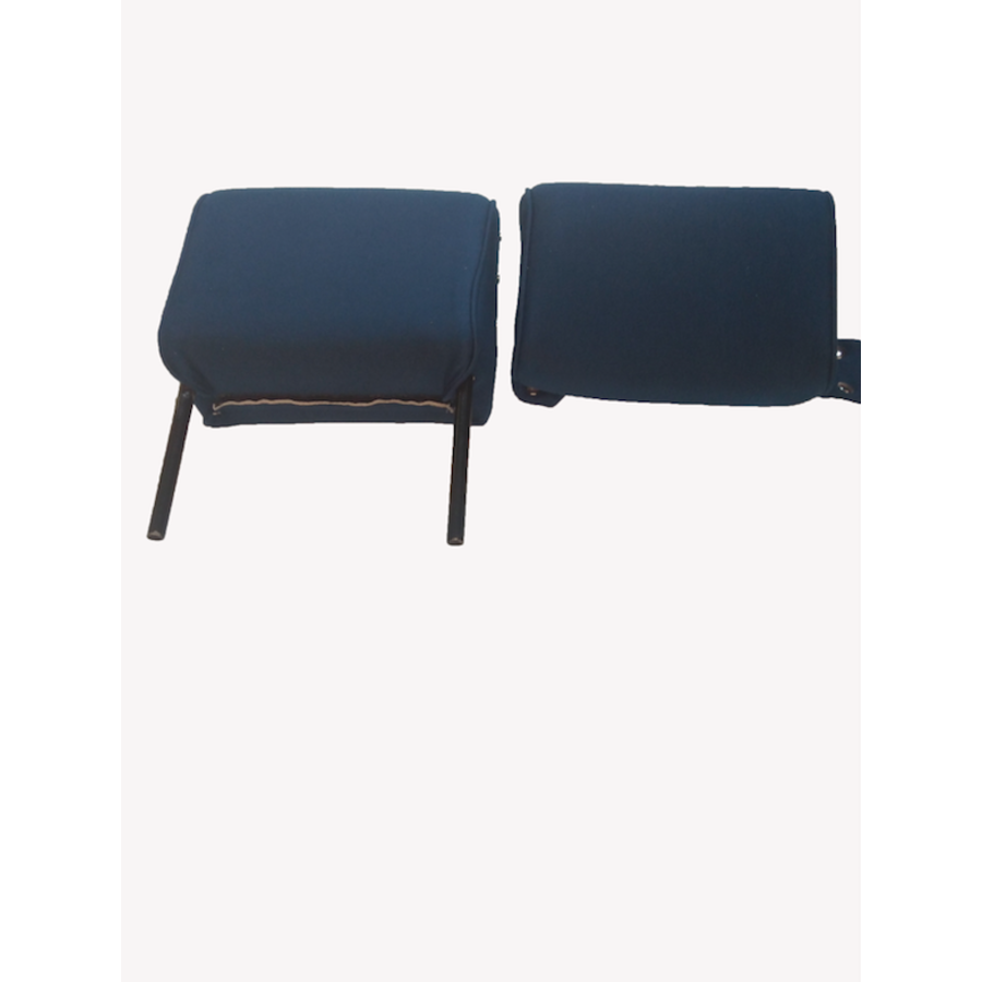 Kopfstütze (2 teilig) Stoff blau schmales Modell Citroën ID/DS-1