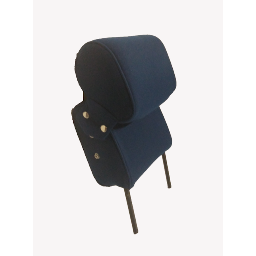 Kopfstütze (2 teilig) Stoff blau schmales Modell Citroën ID/DS-3