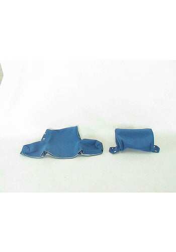  Citroën ID/DS Head rest cover with blue cloth trimming wide model 2 pieces Citroën ID/DS 