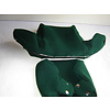 ID/DS Head rest cover with green cloth trimming wide model 2 pieces Citroën ID/DS