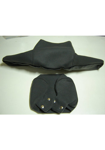  Citroën ID/DS Head rest cover with gray cloth trimming wide model 2 pieces Citroën ID/DS 
