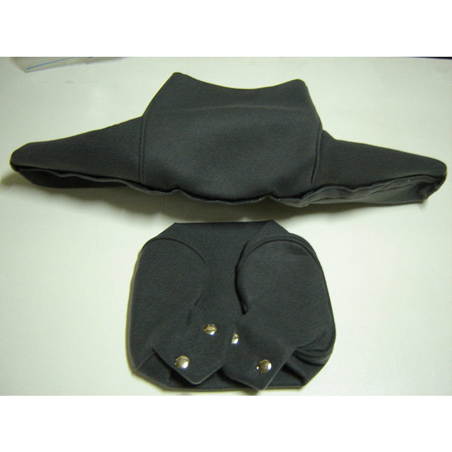 Head rest cover with gray cloth trimming wide model 2 pieces Citroën ID/DS-1