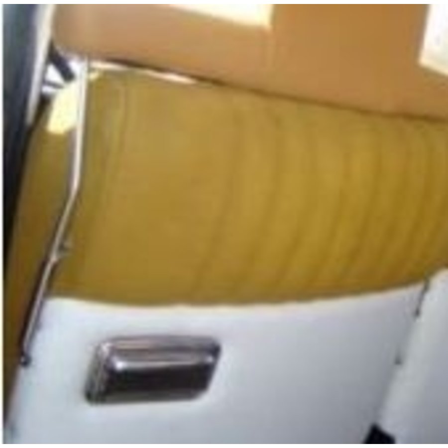 Side socket [2x] for insertion of wide head rest chromed metal Citroën ID/DS-2