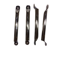 thumb-Side socket [2x] for insertion of wide head rest chromed metal Citroën ID/DS-3