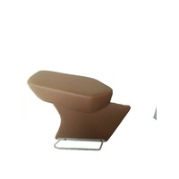 Central armrest brown leather Citroën ID/DS
