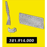 thumb-Centre pillar trimming lower part brown leather R Citroën ID/DS-2