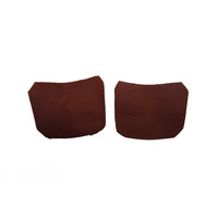 Centre pillar trimming lower part dark brown leather R+L Citroën ID/DS