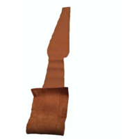 thumb-Centre pillar trimming upper part light brown leather L Citroën ID/DS-8