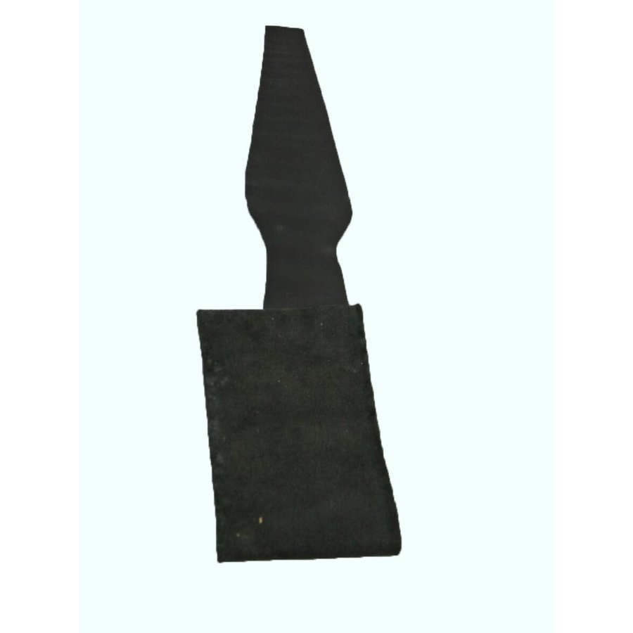 Centre pillar trimming upper part black leather L Citroën ID/DS-1