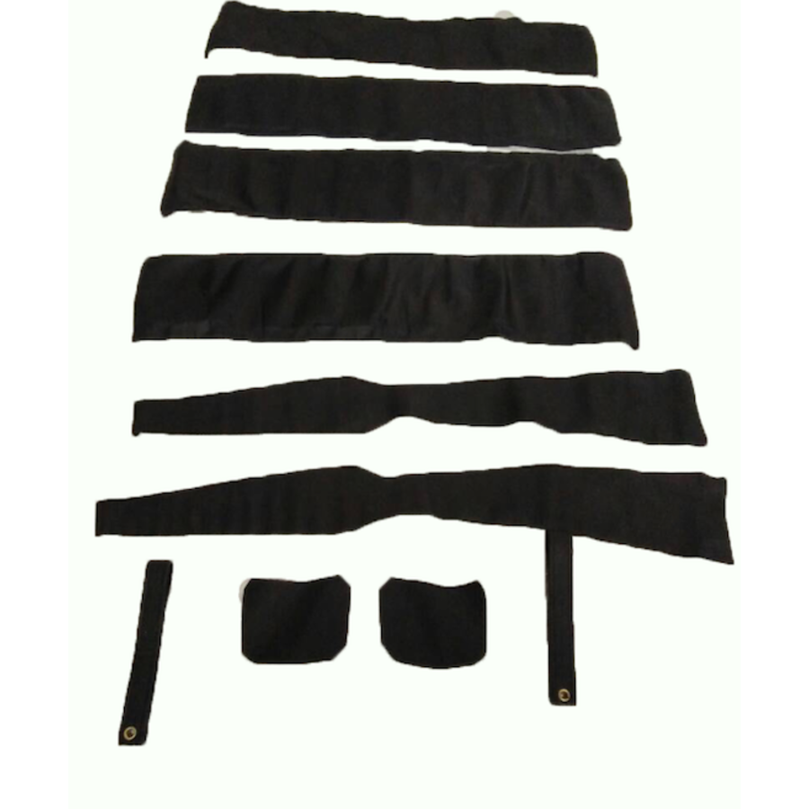 Pallas set [10] in black leather Citroën ID/DS-2