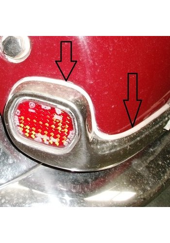  Citroën ID/DS Joint de protection du reflecteur d'aile AR (PA) en plastique (gris) (L 550) Citroën ID/DS 