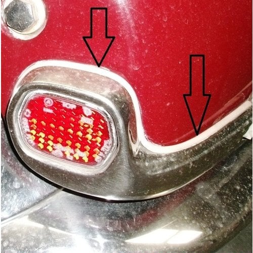  Citroën ID/DS Plastic joint around the rear fender reflector (Pallas) (L 550) Citroën ID/DS 