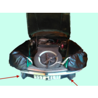 thumb-Bumper rubber (point shaped) of front bumper R side from 69 Citroën ID/DS-5