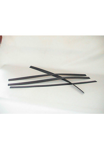  Citroën ID/DS Vertikaal rubber [1] met ijzer binnenwerk voor deuren en achterscherm (L 700) 1 stuks! Citroën ID/DS 