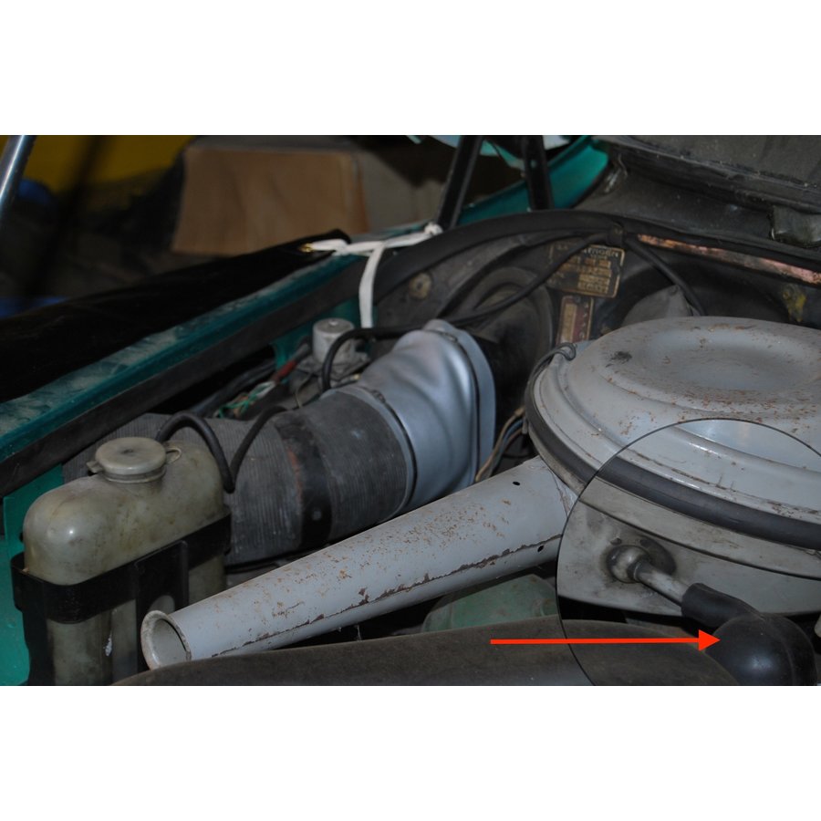 Raccord en caoutchouc entre filtre à air et couvre culasse Citroën ID/DS-2