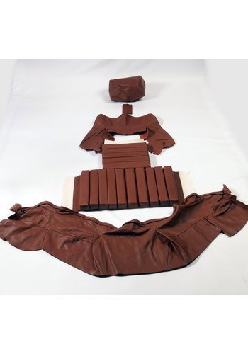  Citroën SM Original rear bench cover brown leather (seat: 1 piece back: 4 pieces) Citroën SM 