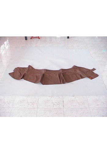  Citroën SM Front seat cover part outer rim of sitting brown leather Citroën SM 