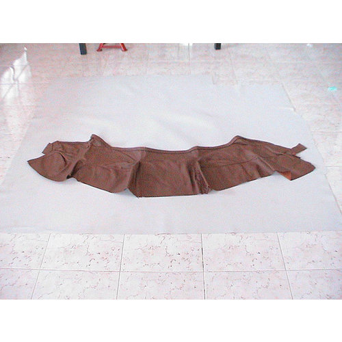  Citroën SM Front seat cover part outer rim of sitting brown leather Citroën SM 