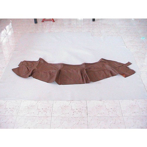  SM Front seat cover part outer rim of sitting brown leather Citroën SM 