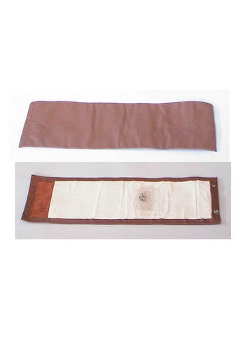  Citroën SM Rear bench cover part vertical part of the armrest brown leather Citroën SM 