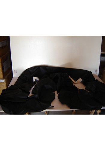  Citroën SM Teil von Hinterbankbezug Außenteil leder-bezogen schwarz Citroën SM 