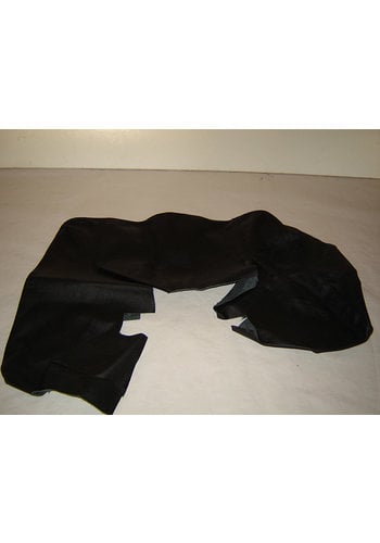  Citroën SM Front seat cover part outer rim of upper back black leather Citroën SM 