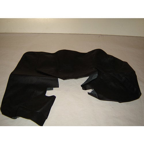  Citroën SM Front seat cover part outer rim of upper back black leather Citroën SM 