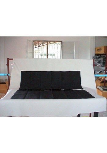  Citroën SM Garniture étoffe noir fixée contre l'AR de la banquette AR[2] (420 x 1000) Citroën SM 