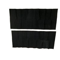 thumb-Protection panel of black cloth fixed at rear of rear bench [2] (420 x 1000) Citroën SM-5