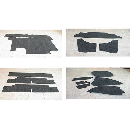  Citroën SM Kofferraumverkleidungssatz schwarz Citroën SM 