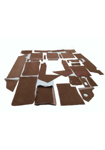  Citroën SM Complete set of carpet mat pieces brown Citroën SM 