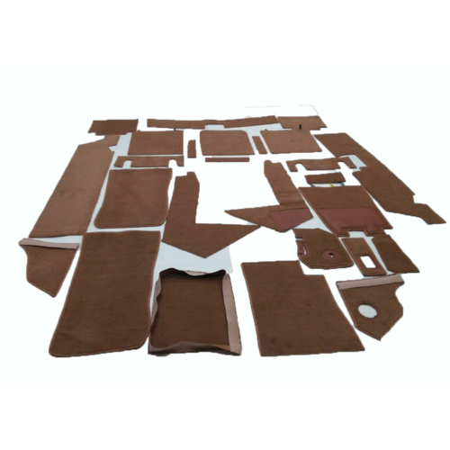  Citroën SM Complete set of carpet mat pieces brown Citroën SM 