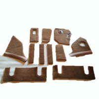 thumb-Complete set of carpet mat pieces brown Citroën SM-3