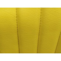 thumb-Original seat cover for front seat in `Banana` yellow leatherette Mehari Citroën 2CV-1