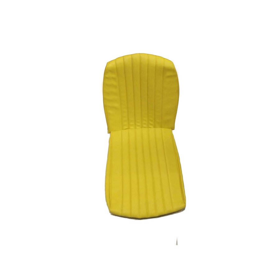 Original seat cover for front seat in `Banana` yellow leatherette Mehari Citroën 2CV-4