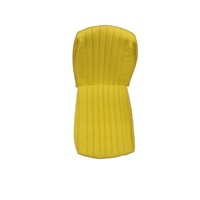 thumb-Original seat cover for front seat in `Banana` yellow leatherette Mehari Citroën 2CV-5