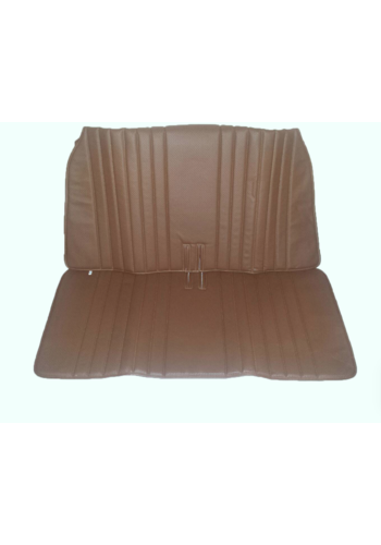  Citroën 2CV Original seat cover set for front bench in brown leatherette DYANE Citroën 2CV 