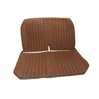 thumb-Original seat cover set for front bench with closed sides in brown leatherette DYANE Citroën 2CV-3