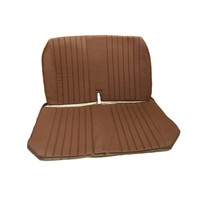 thumb-Original seat cover set for front bench with closed sides in brown leatherette DYANE Citroën 2CV-3