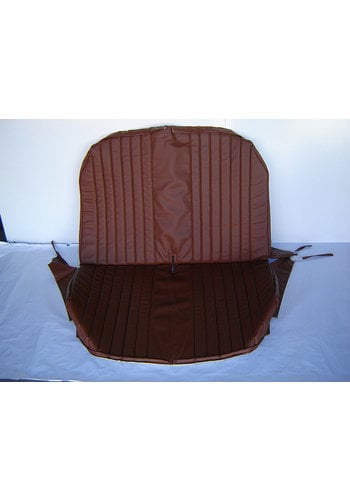  Citroën 2CV Original-Sitzbezug Hintersitzbank braun Kunstleder mit geschlossenen Seiten Dyane Citroën 2CV 