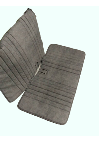  Citroën 2CV Original seat cover set for front bench in blue denim leatherette Dyane Citroën 2CV 