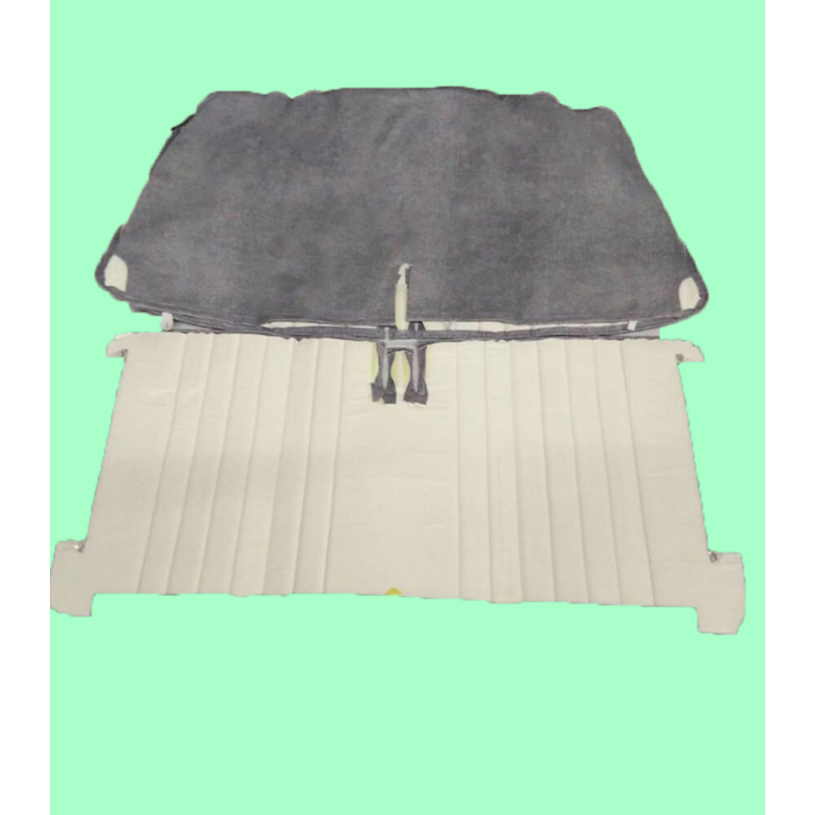 Original Sitzbezug Vordersitzbank blau denim Kunstleder Dyane Citroën 2CV-5