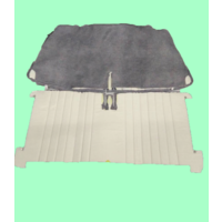 thumb-Original seat cover set for front bench in blue denim leatherette Dyane Citroën 2CV-6